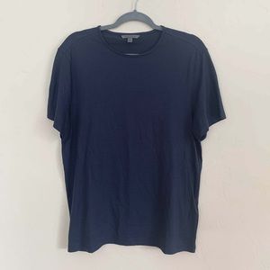 John Varvatos Navy Crew Neck Short Sleeve T-Shirt (Size Medium)